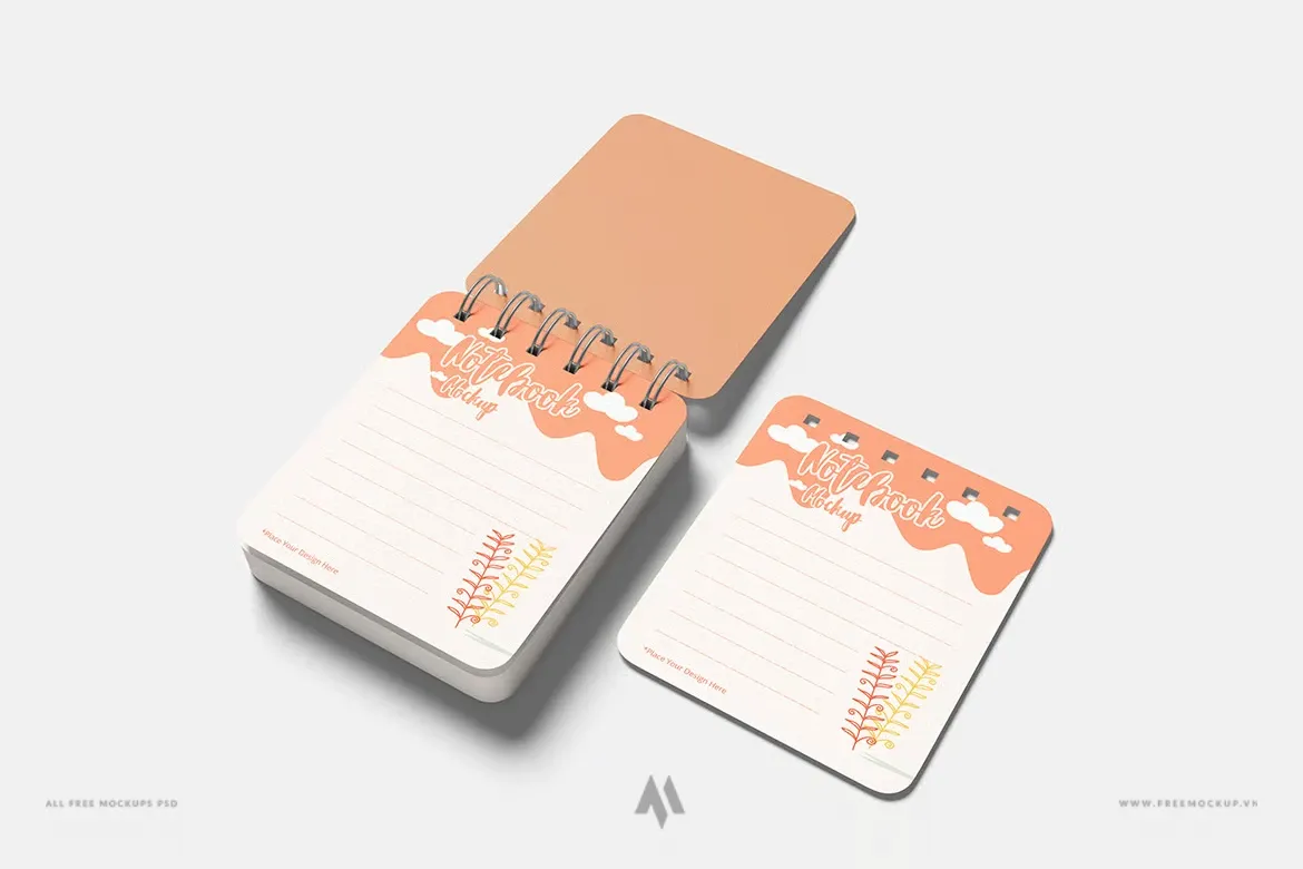 Tải Mockup Sổ Tay Cao Cấp PSD Miễn Phí Cho Branding