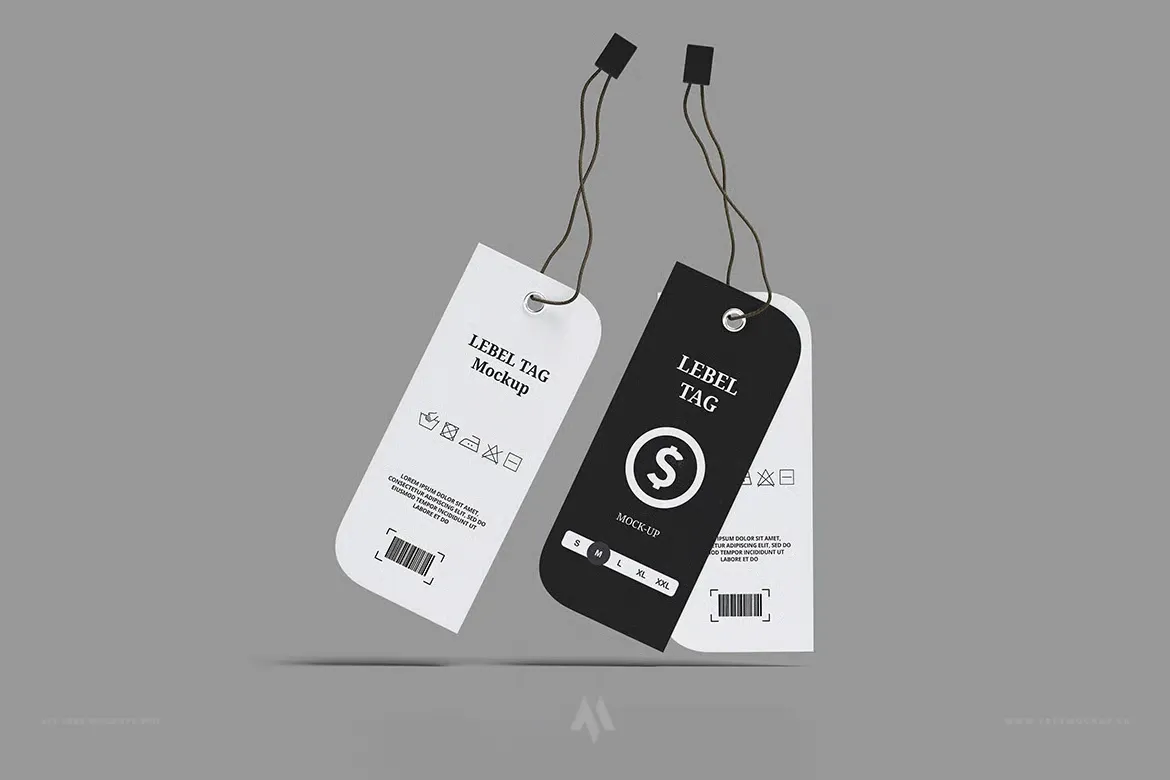 Tải Mockup Tag Nhãn Chuyên Nghiệp PSD Miễn Phí