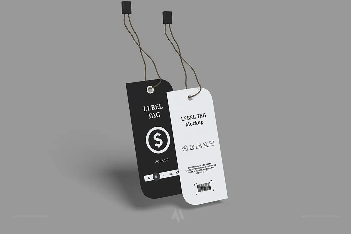 Tải Mockup Tag Nhãn Chuyên Nghiệp PSD Miễn Phí