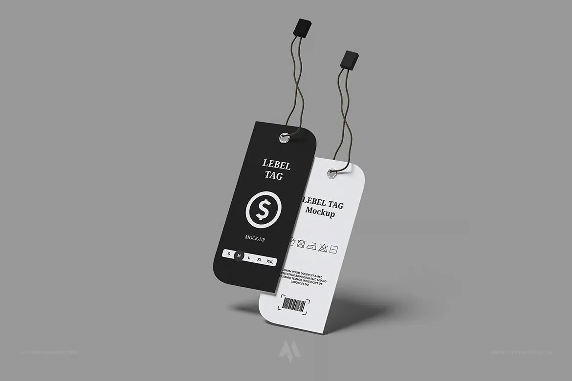 Tải Mockup Tag Nhãn Chuyên Nghiệp PSD Miễn Phí