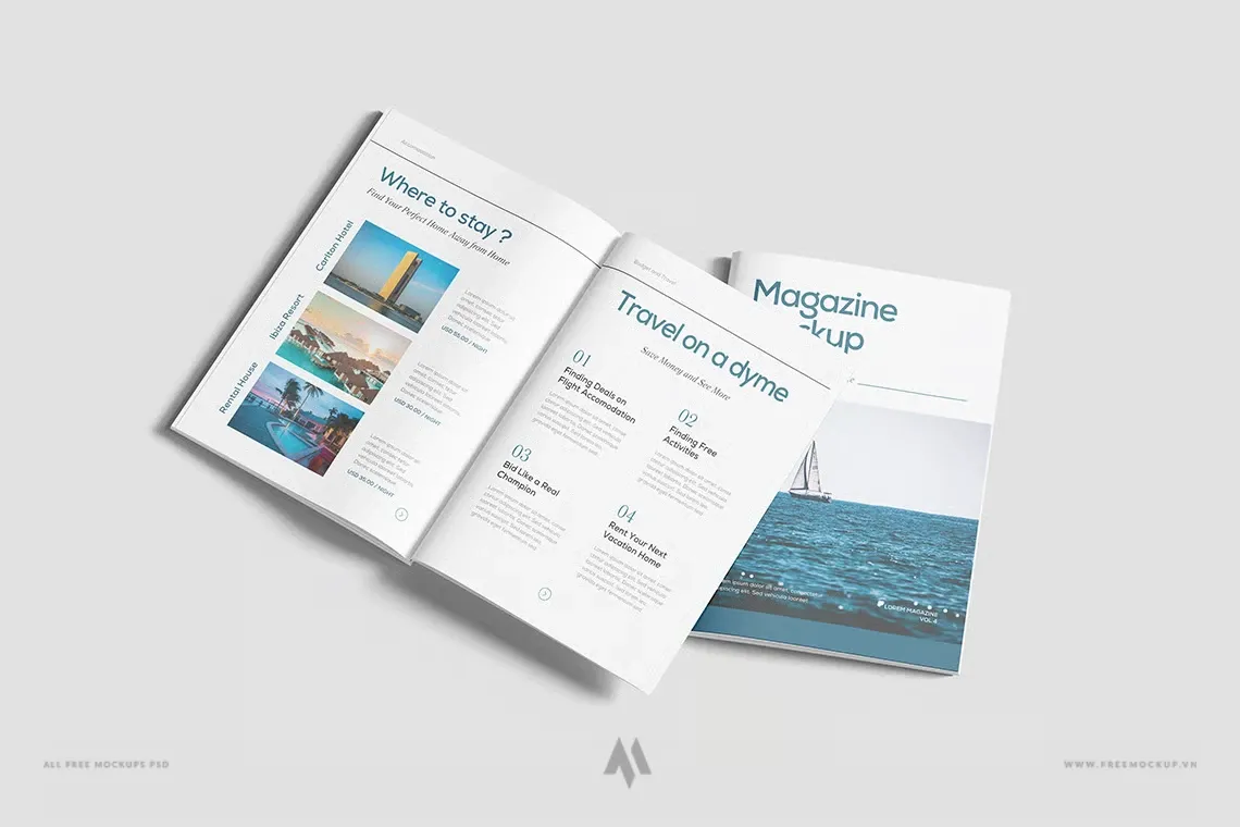 Tải Mockup Tạp Chí Chuyên Nghiệp PSD Miễn Phí Ngay Hôm Nay