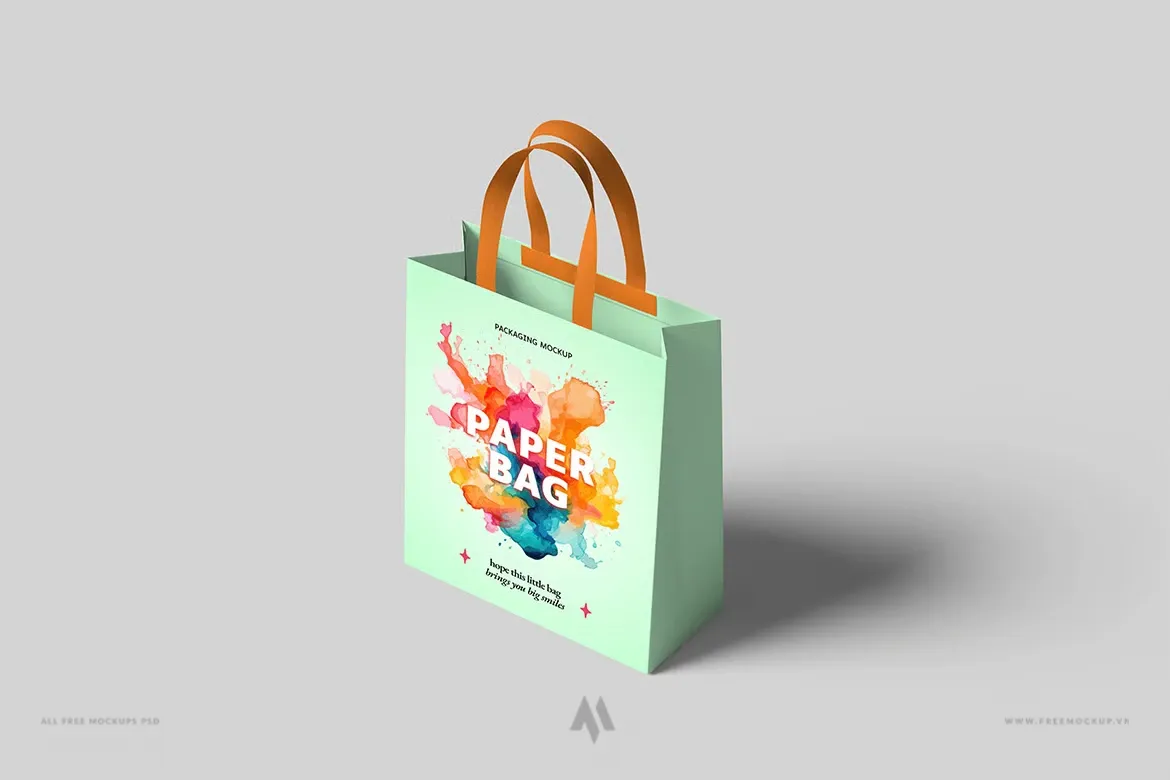 Tải Mockup Túi Giấy PSD Chuyên Nghiệp: Trình Bày Thiết Kế Hoàn Hảo