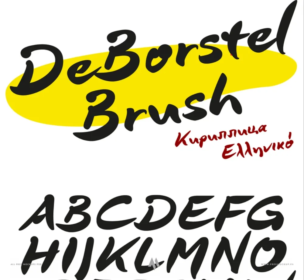 Font LNTH DeBorstel Brush Việt hóa