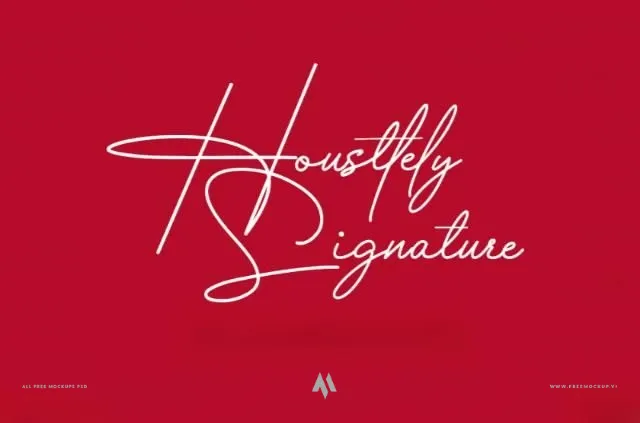  Font SVN Housttely Signature Việt hóa
