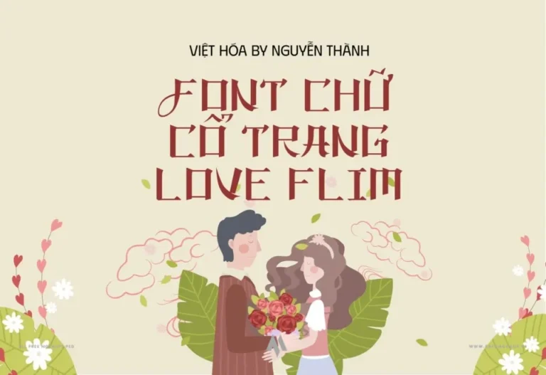 Font Việt hoá NT NYF LoveFilm miễn phí