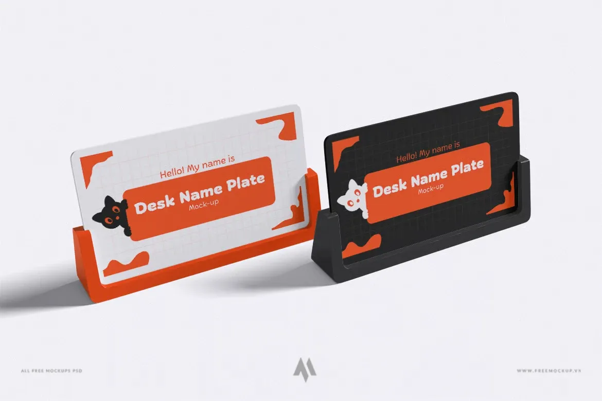 Mockup danh thiếp để bàn PSD chuyên nghiệp