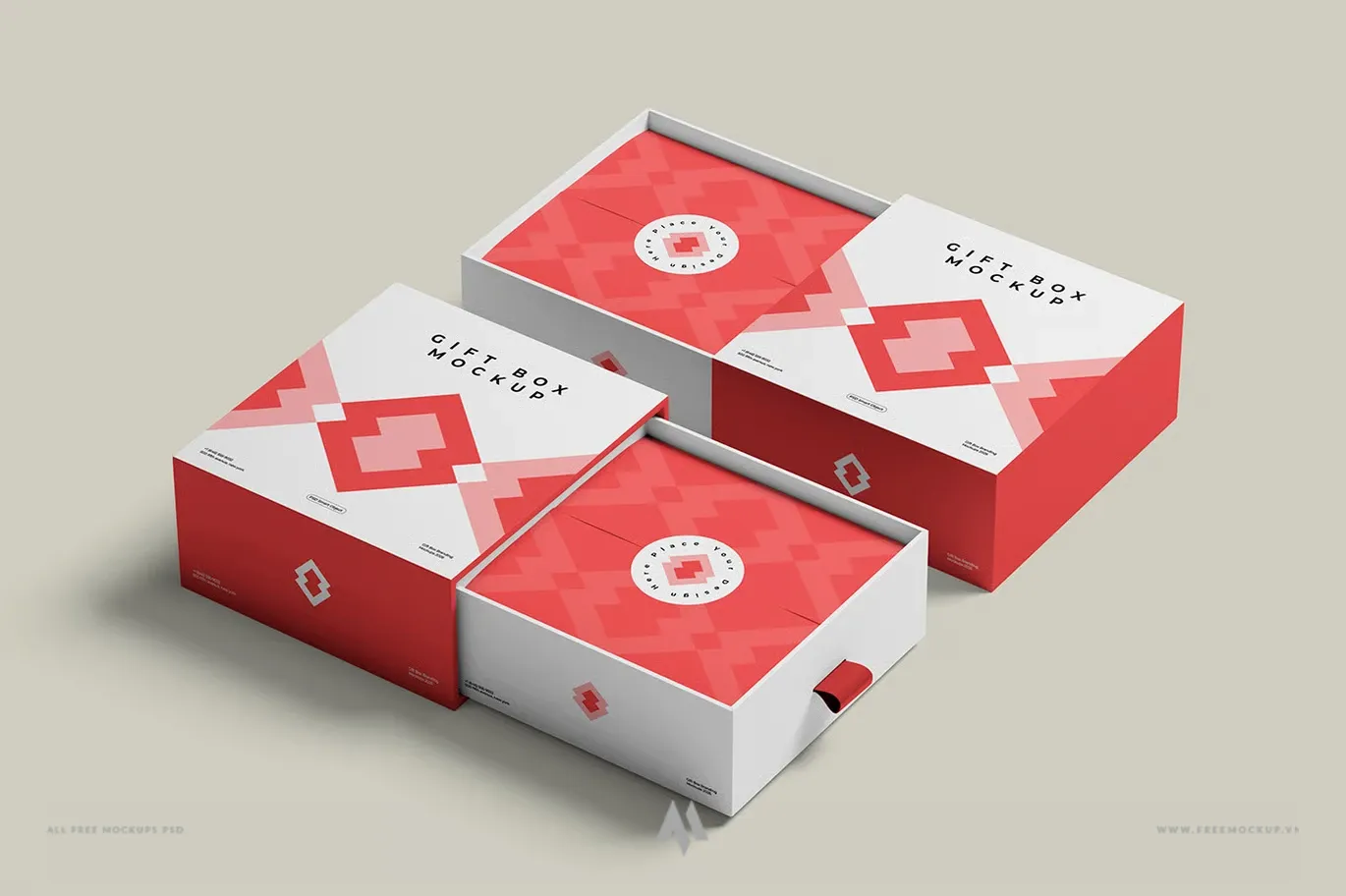 Mockup Hộp quà PSD Chuyên nghiệp