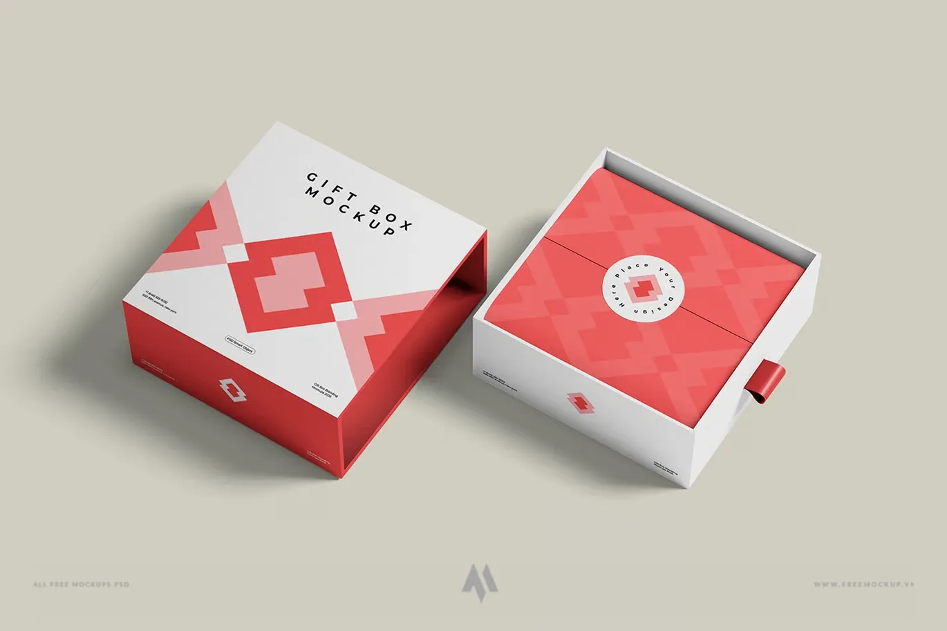 Mockup Hộp quà PSD Chuyên nghiệp