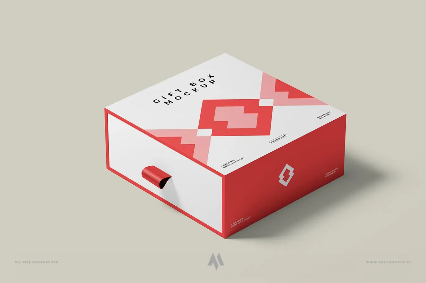 Mockup Hộp quà PSD Chuyên nghiệp