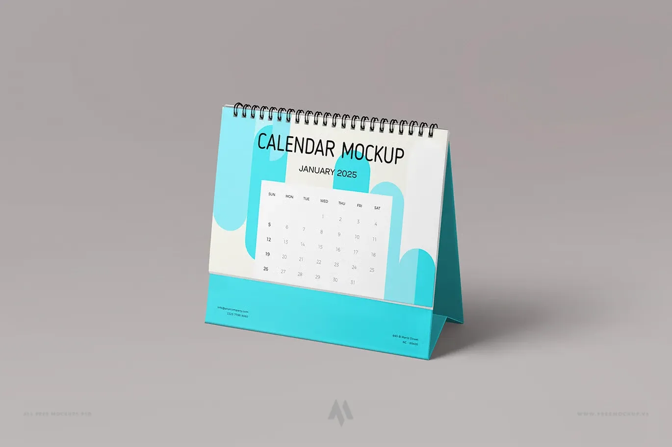 Mockup lịch để bàn miễn phí PSD