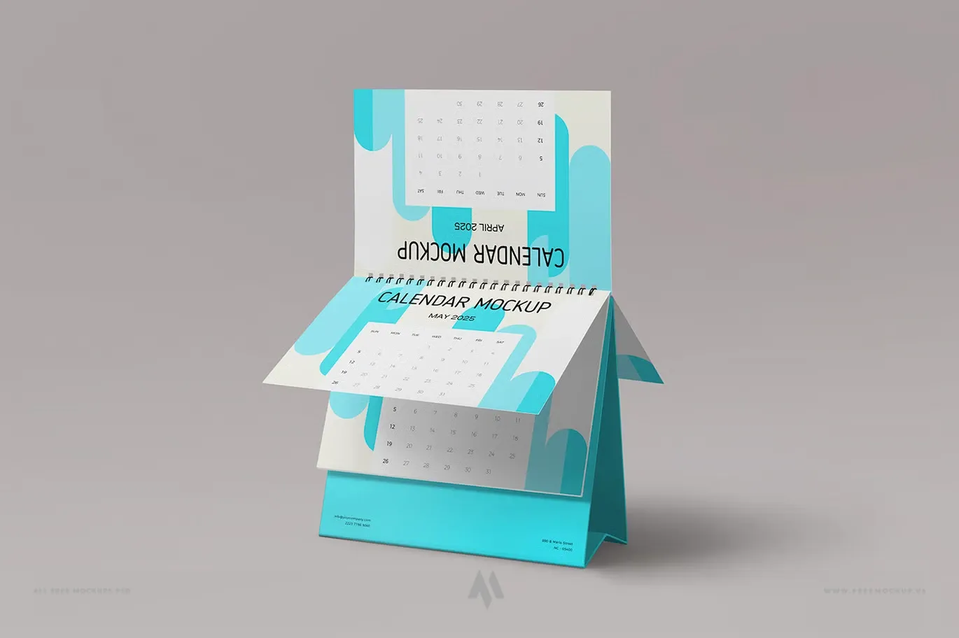 Mockup lịch để bàn miễn phí PSD