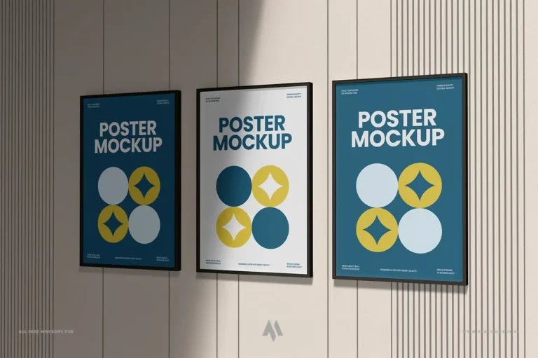 Mockup Poster chuyên nghiệp PSD miễn phí