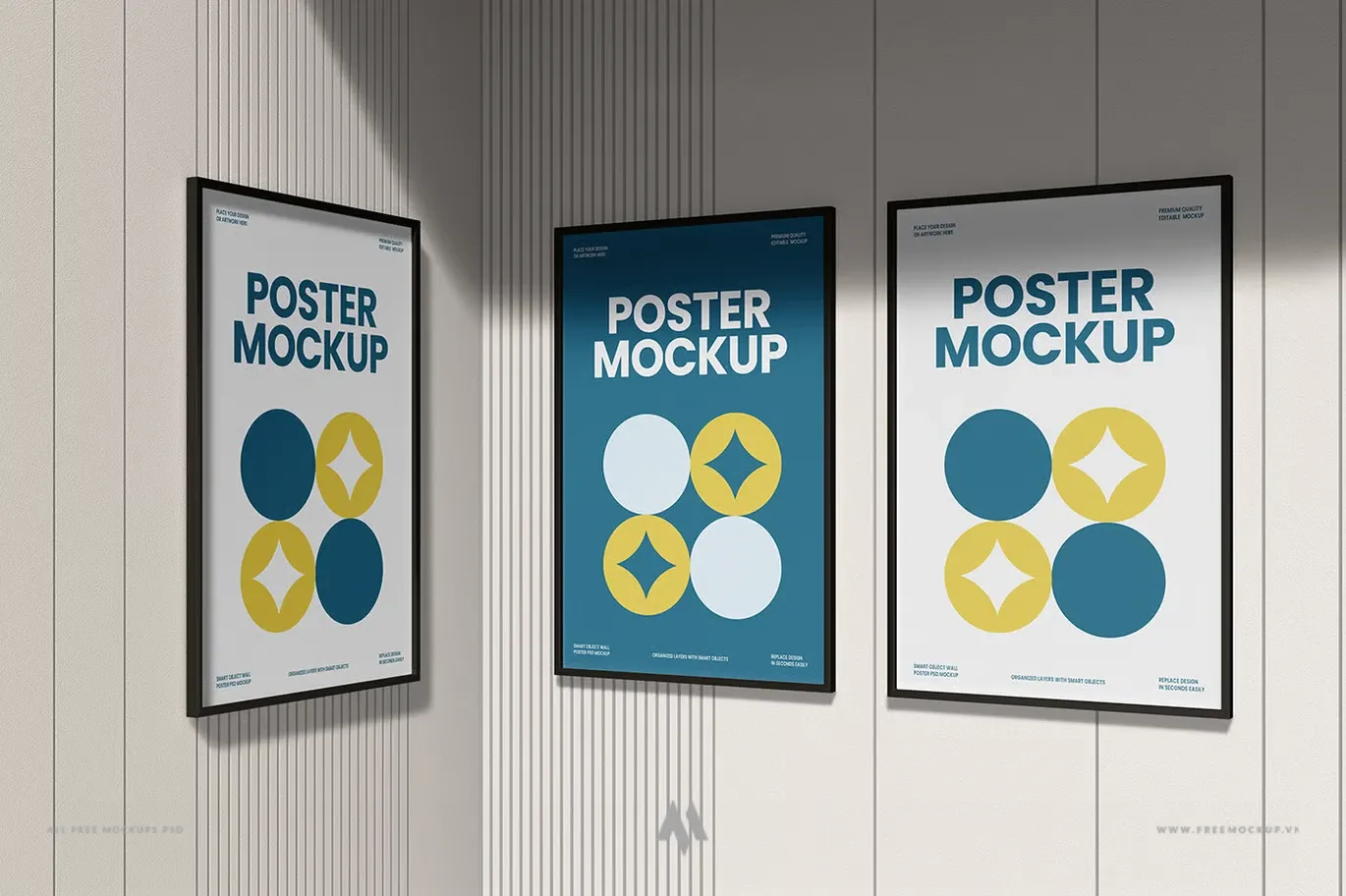 Mockup Poster chuyên nghiệp PSD miễn phí