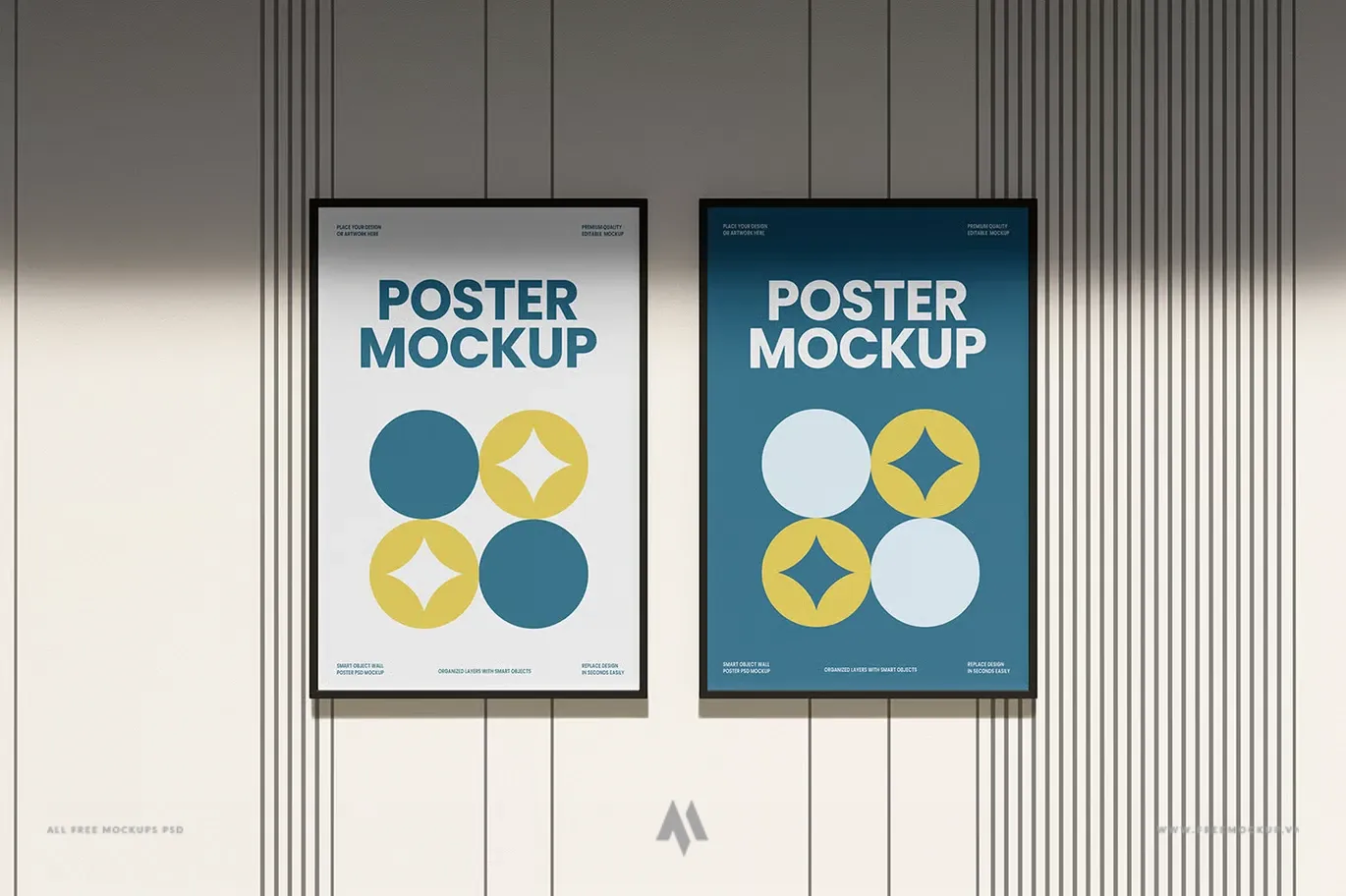Mockup Poster chuyên nghiệp PSD miễn phí