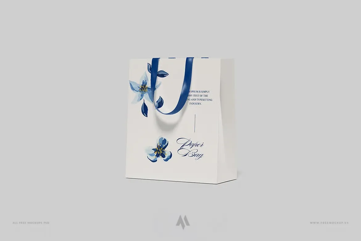 Mockup Túi Giấy Chuyên Nghiệp PSD: Trình Bày Thương Hiệu Đỉnh Cao