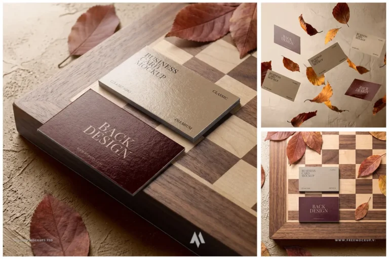 Mockup Danh Thiếp PSD Chuyên Nghiệp