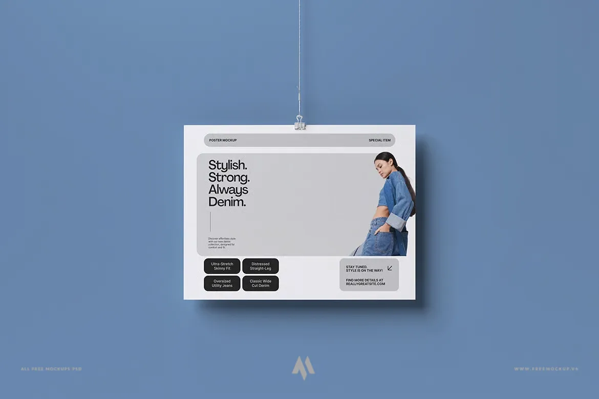 Tải Mockup Poster Chuyên Nghiệp PSD Miễn Phí Dễ Dàng