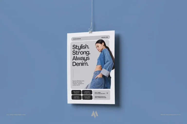 Mockup Poster chuyên nghiệp PSD