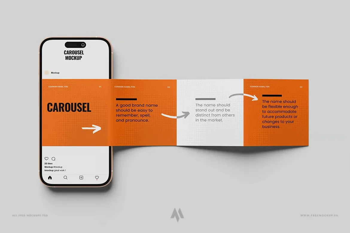 Mockup bài post quảng cáo Socila