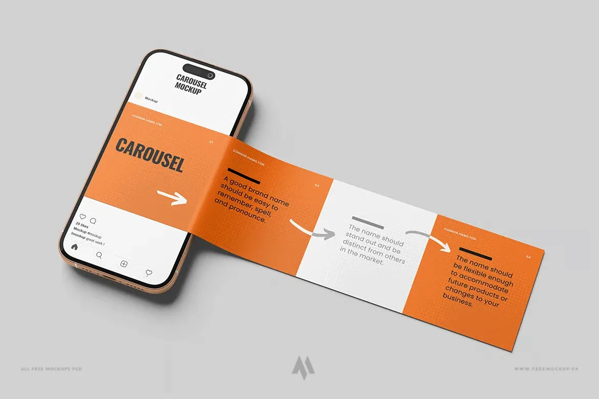 Mockup bài post quảng cáo Socila