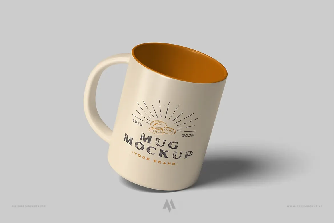Mockup cốc PSD chuyên nghiệp