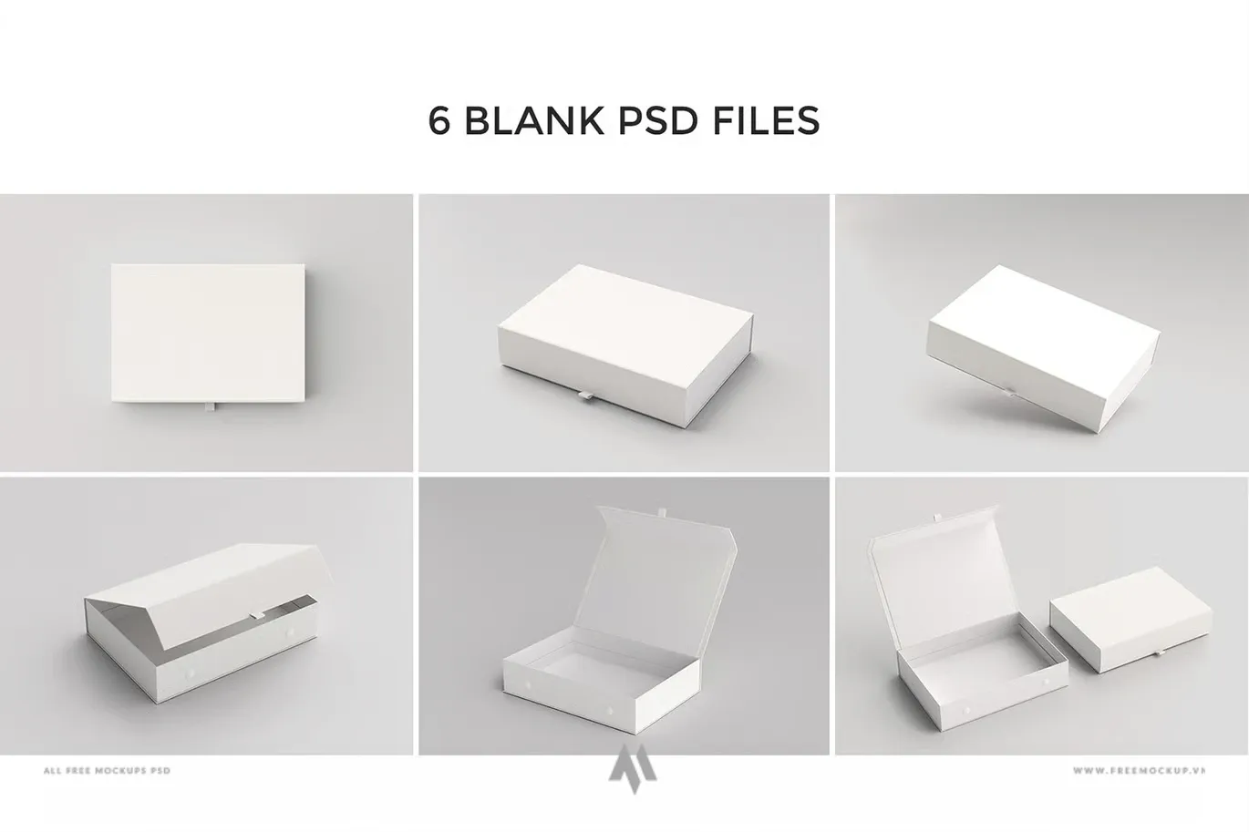 Mockup hộp nắp nam nhâm cao cấp