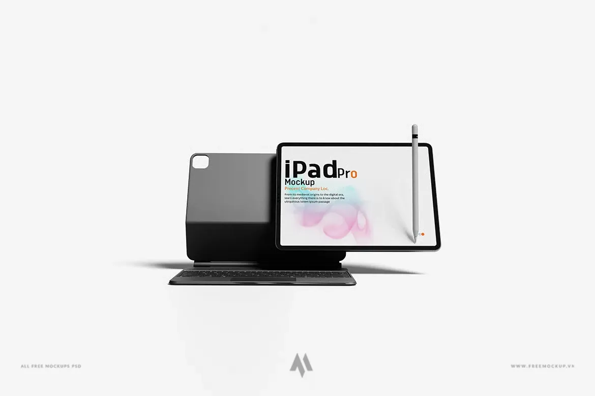 Mockup iPad Pro PSD miễn phí