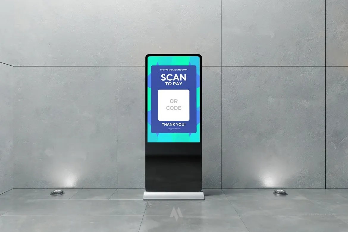 Mockup màn hình LCD PSD