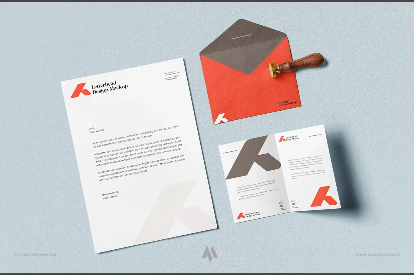 Mockup nhận diện thương hiệu miễn phí