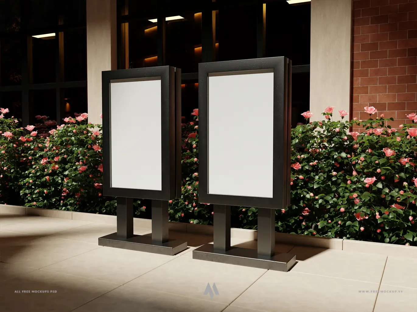 Mockup poster quảng cáo
