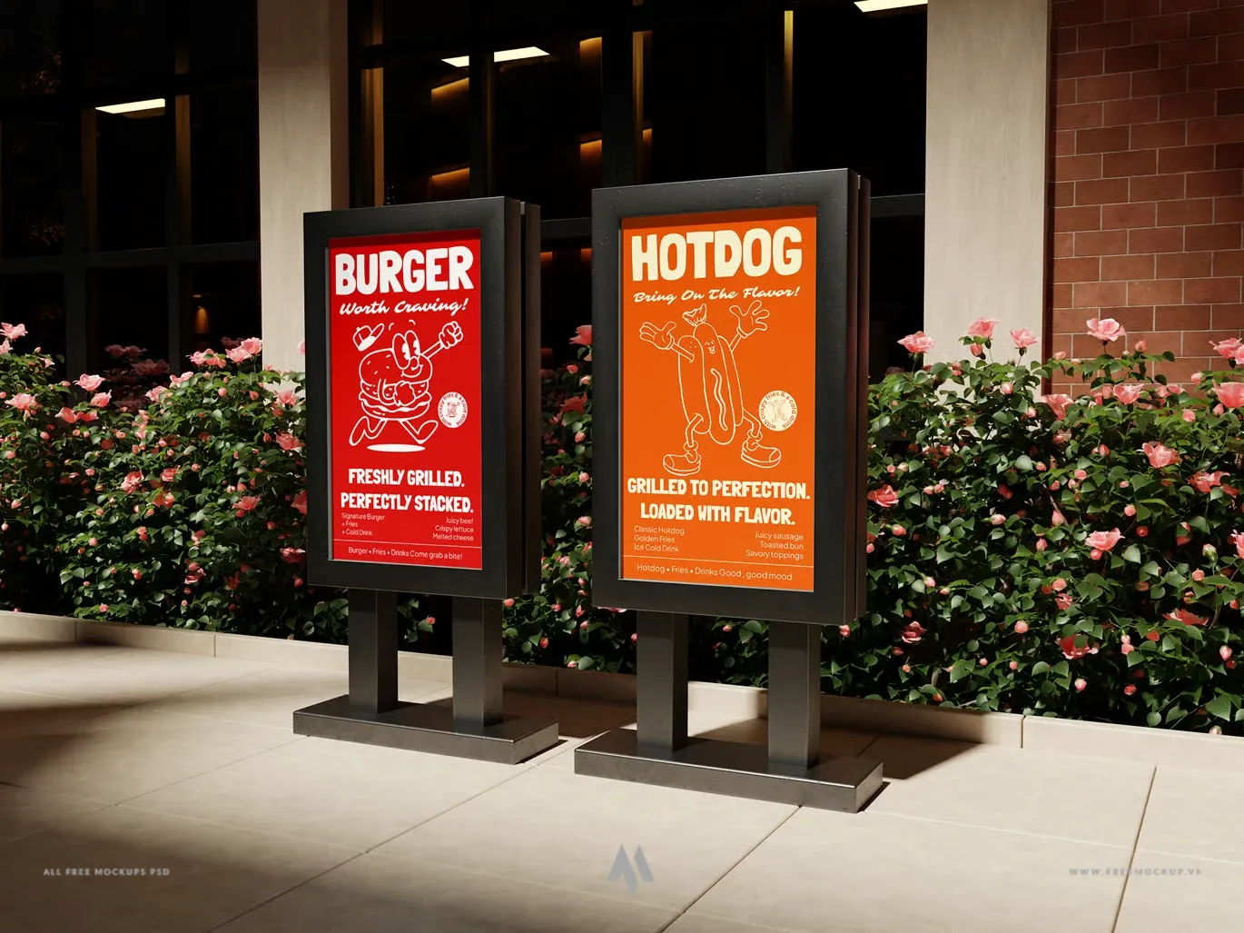 Mockup poster quảng cáo