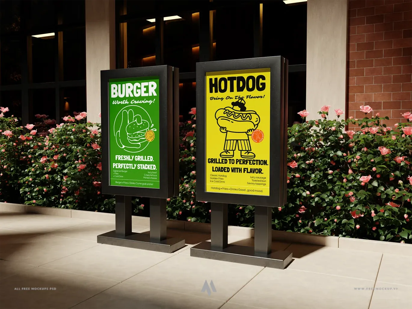 Mockup poster quảng cáo