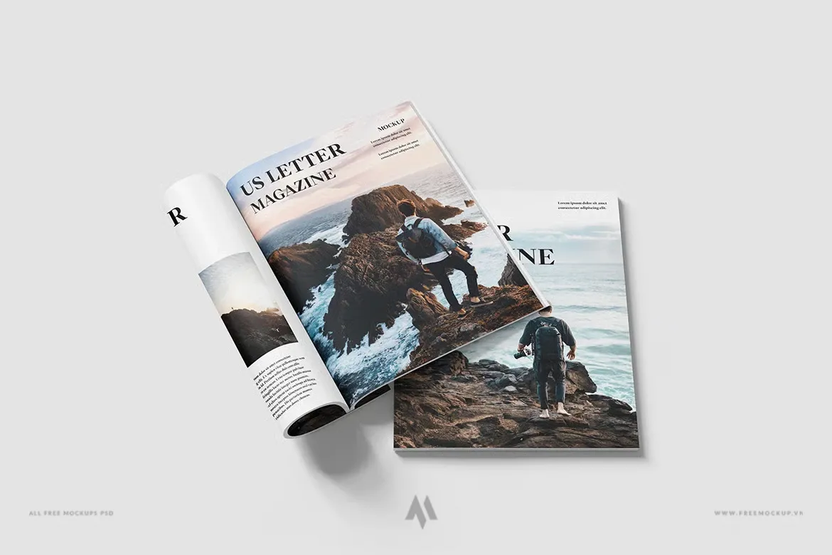 Mockup tạp chí miễn phí PSD