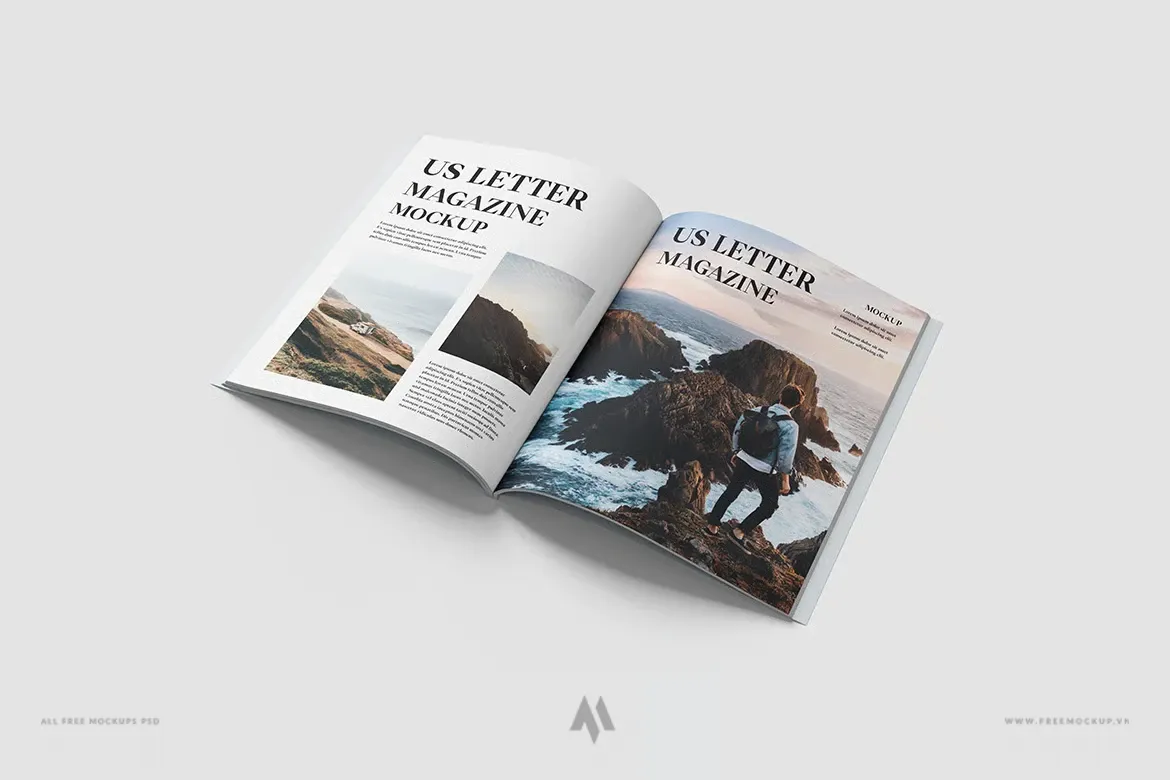 Mockup tạp chí miễn phí PSD