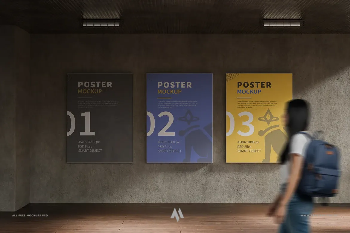Street Poster Mockup: Trình Bày Quảng Cáo Ngoài Trời Chân Thực Với 4 Cảnh PSD