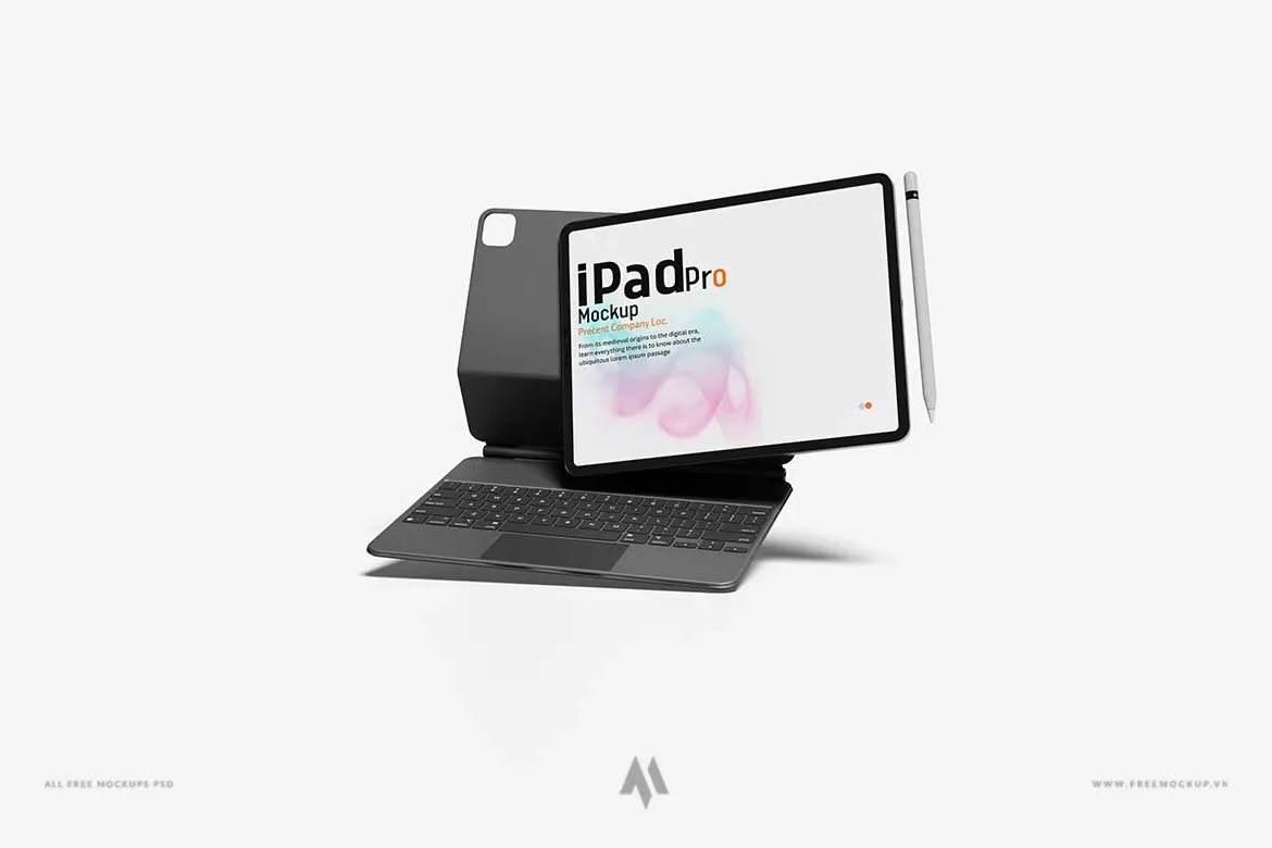 Tải Mockup iPad Pro Chuyên Nghiệp PSD Miễn Phí Cho Thiết Kế Ấn Tượng