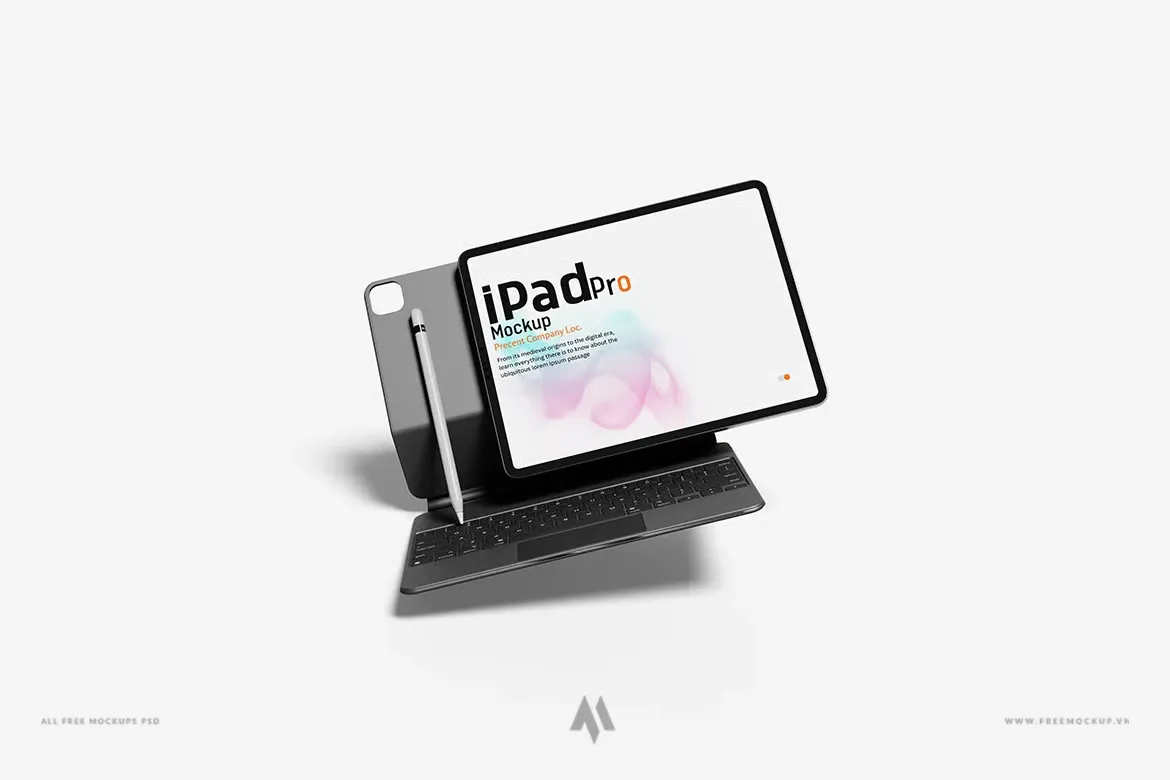 Tải Mockup iPad Pro Chuyên Nghiệp PSD Miễn Phí Cho Thiết Kế Ấn Tượng