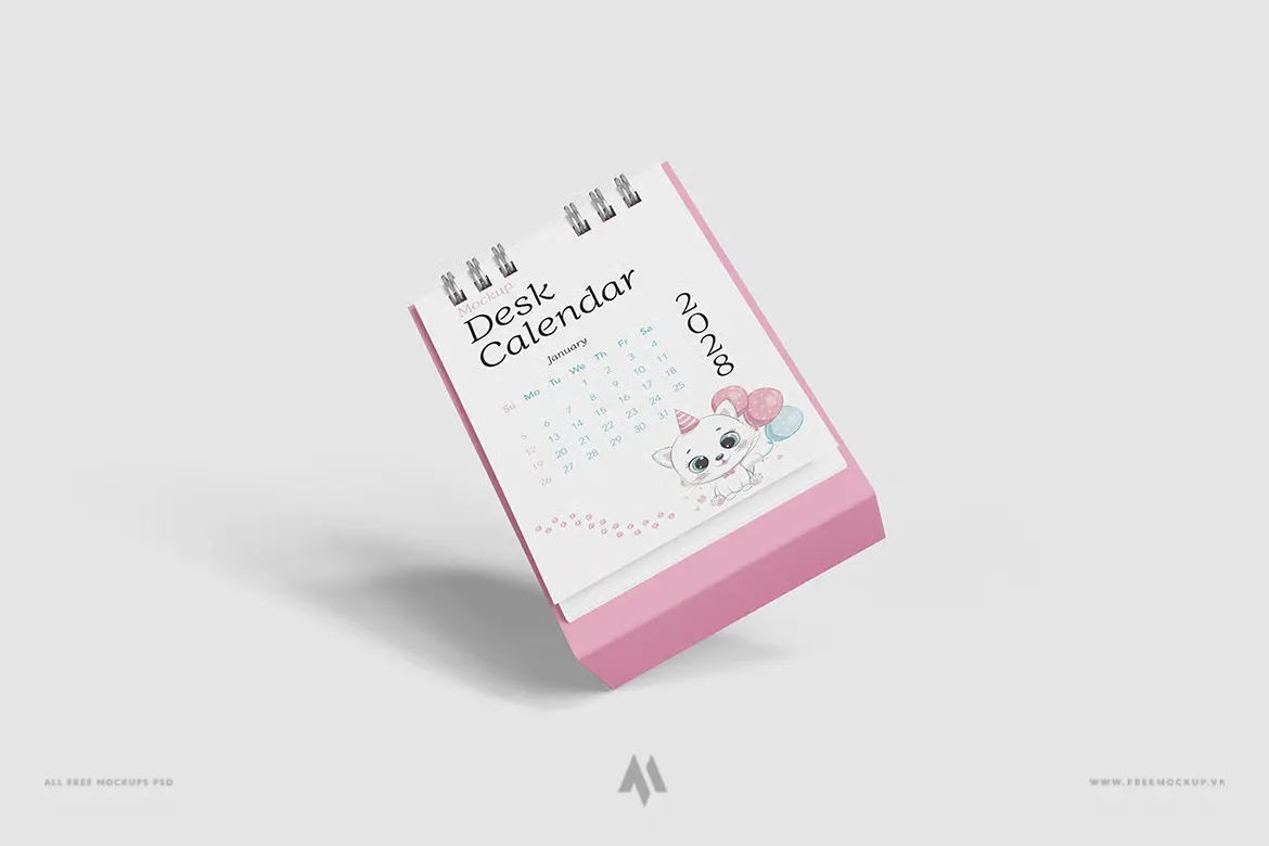 Tải Mockup Lịch Để Bàn PSD Chuyên Nghiệp Miễn Phí