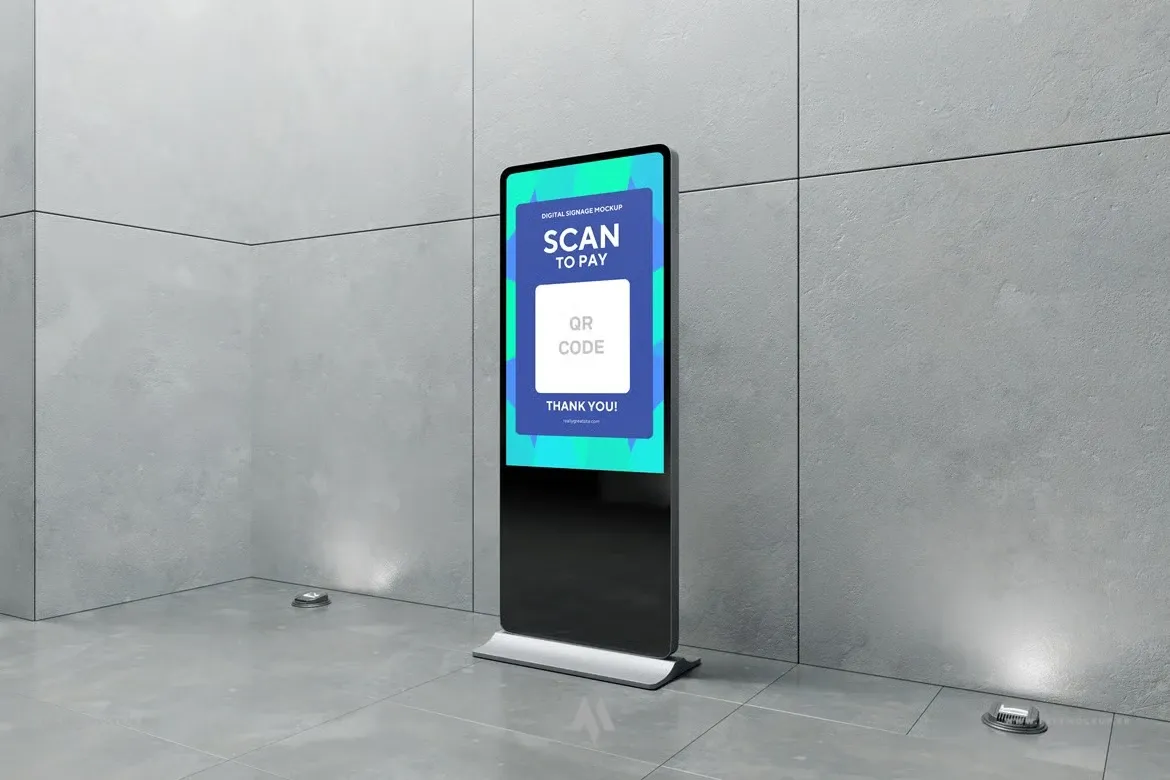 Tải Mockup Màn Hình LCD Kỹ Thuật Số PSD Chuyên Nghiệp