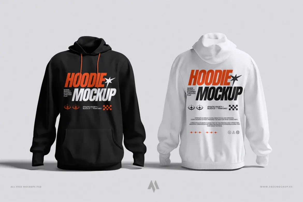Mockup Áo Hoodie PSD Chuyên Nghiệp – Dễ Dàng Trình Bày Thiết Kế
