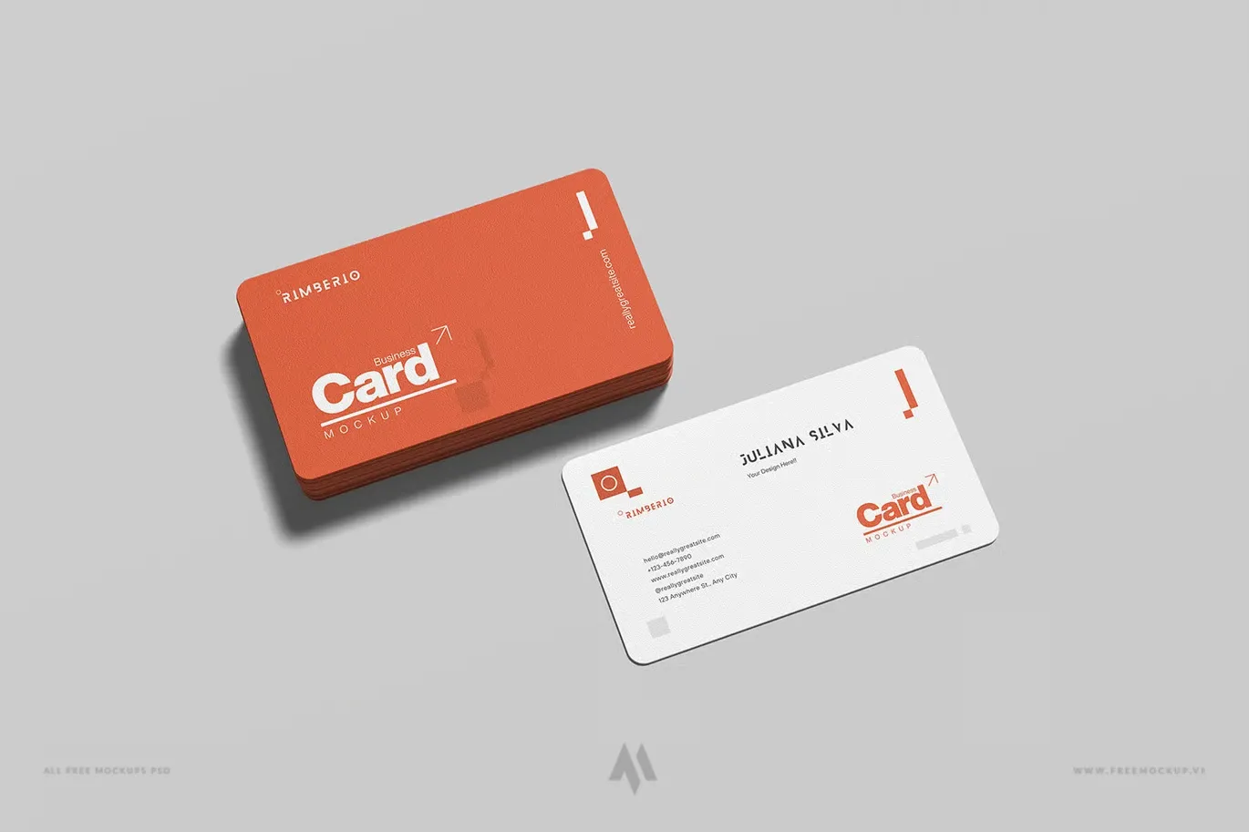 Mockup danh thiếp PSD