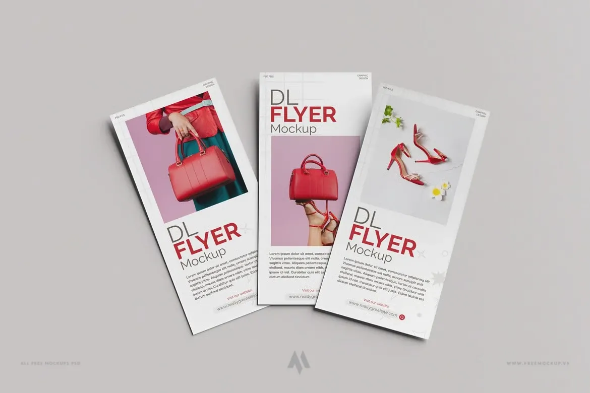 Mockup DL Flyer PSD: Nâng Tầm Trình Bày Thiết Kế Chuyên Nghiệp