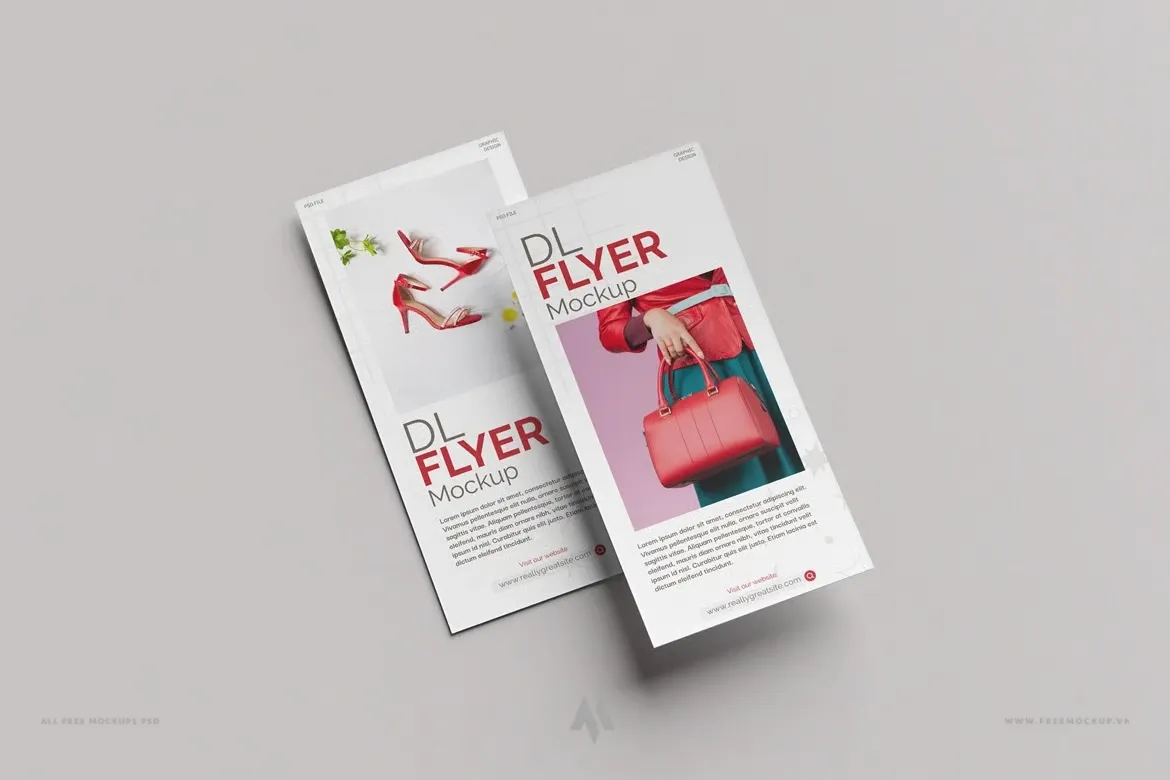 Mockup DL Flyer PSD: Nâng Tầm Trình Bày Thiết Kế Chuyên Nghiệp