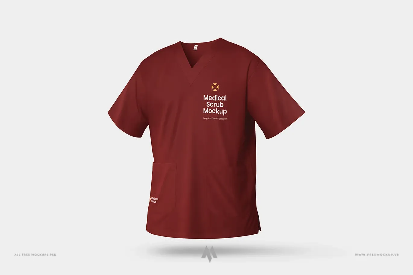 Mockup đồng phục áo bác sĩ