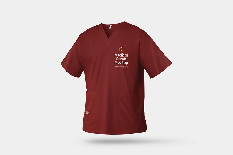 Mockup đồng phục áo bác sĩ
