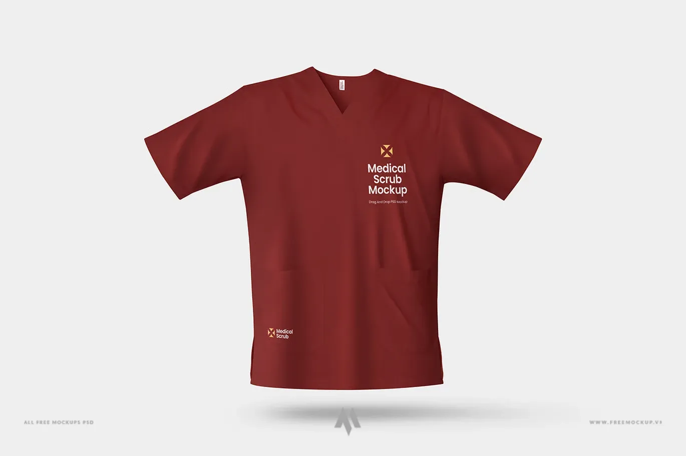 Mockup đồng phục áo bác sĩ