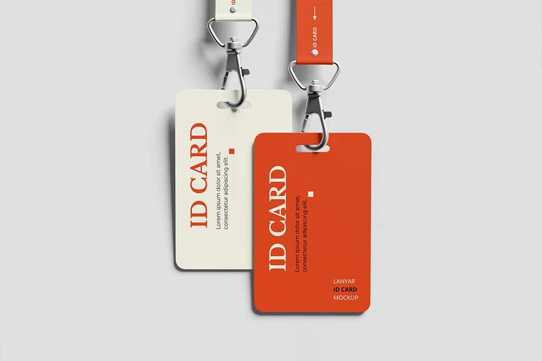Mockup ID card PSD chuyên nghiệp
