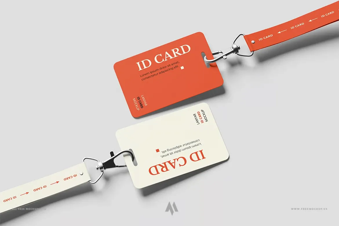 Mockup ID Card PSD Chuyên Nghiệp: Trình Bày Thiết Kế Đa Dạng