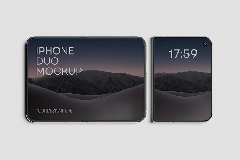 iPhone Duo Mockup