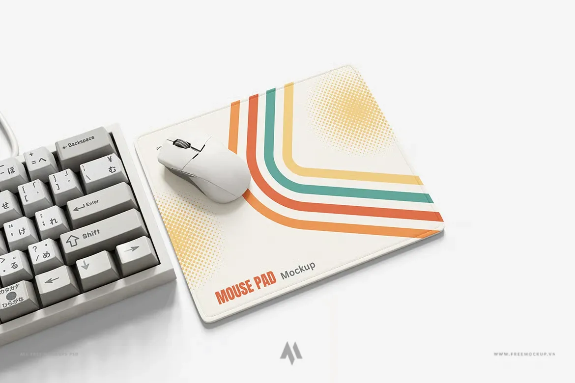 Mockup miếng lót chuột PSD